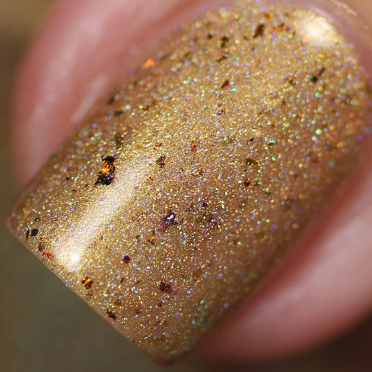 Bronze in Fire.018 Gold Nail Polish