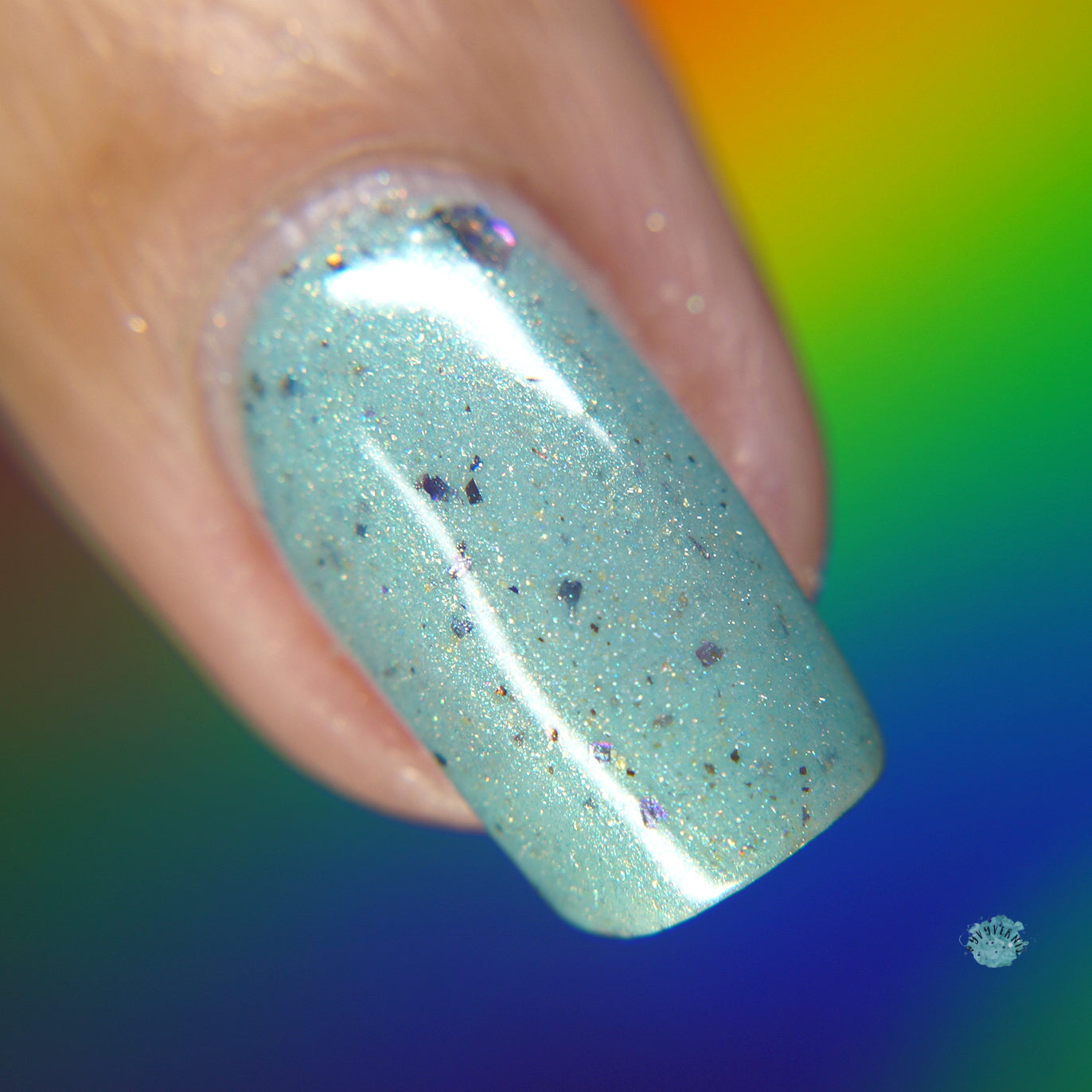 Green Blossom.102 Teal Green Nail Polish