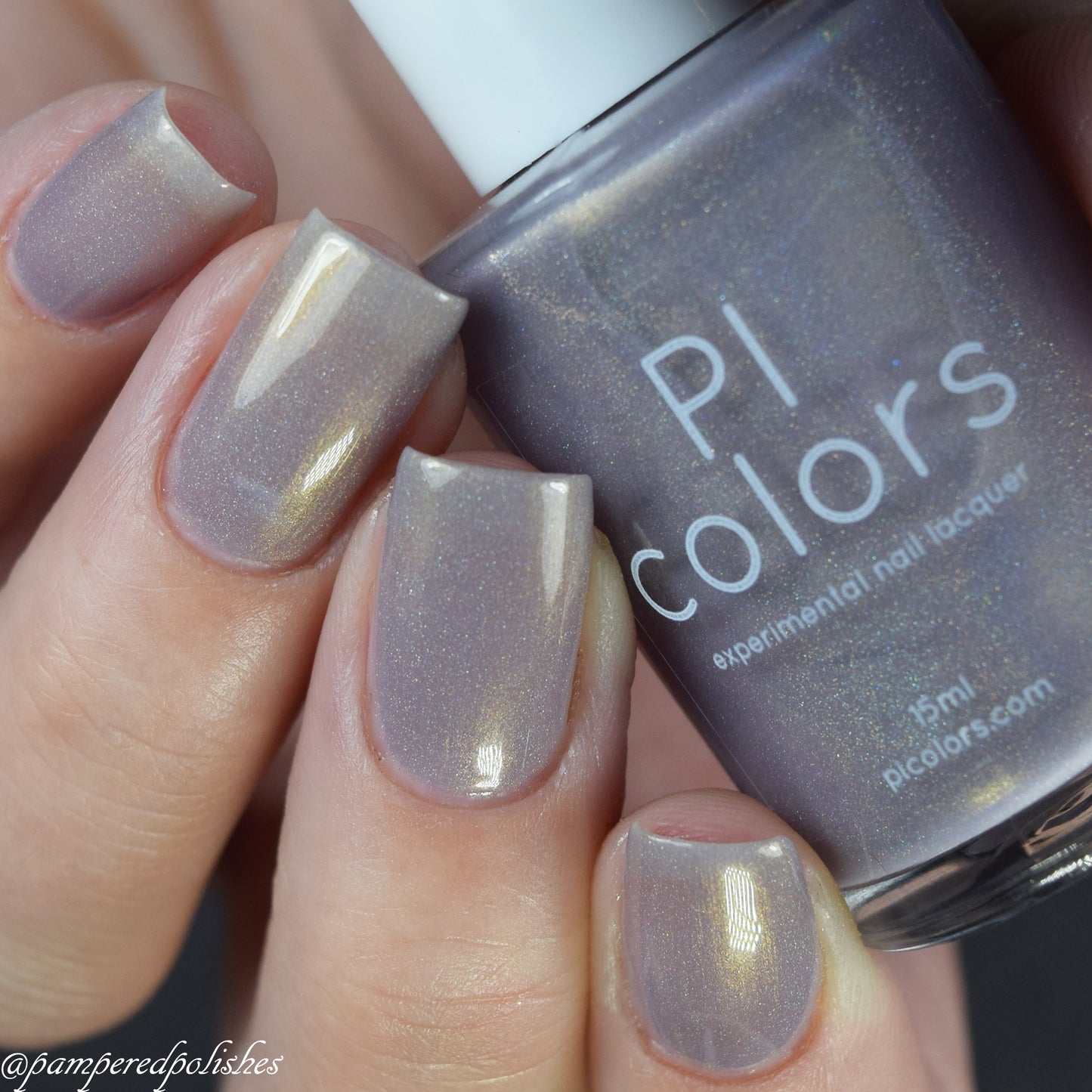 Smokey Plum Gold.112 Pale Purple Nail Polish