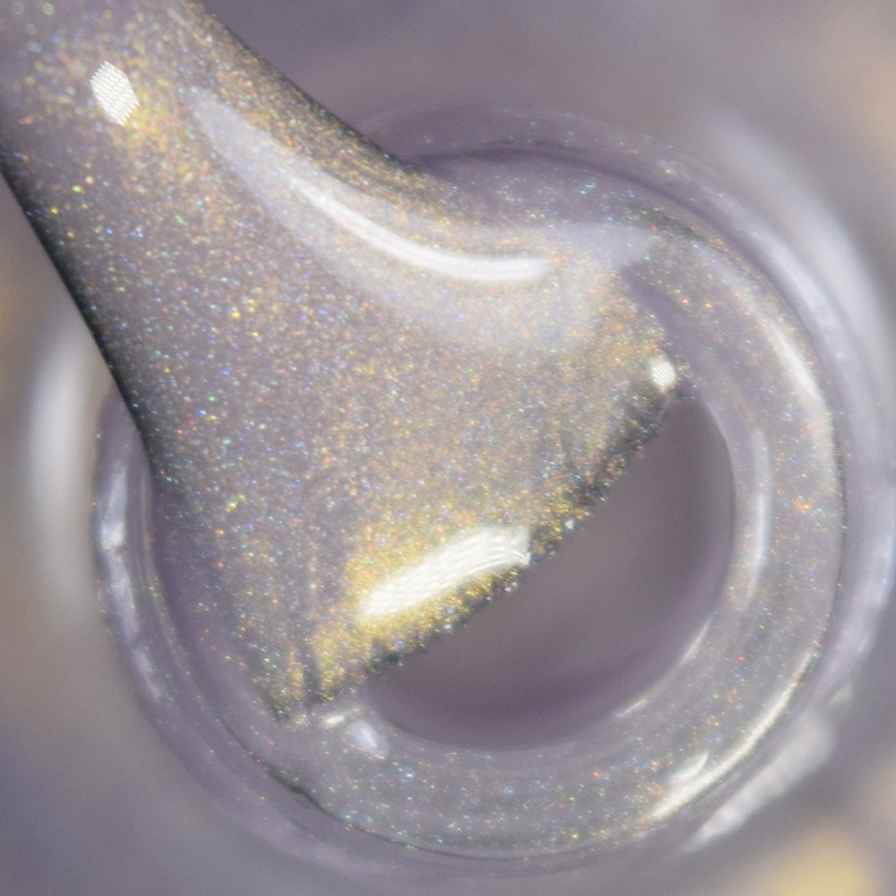 Smokey Plum Gold.112 Pale Purple Nail Polish