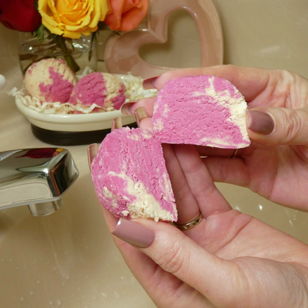 Strawberry Puff Bubble Scoops