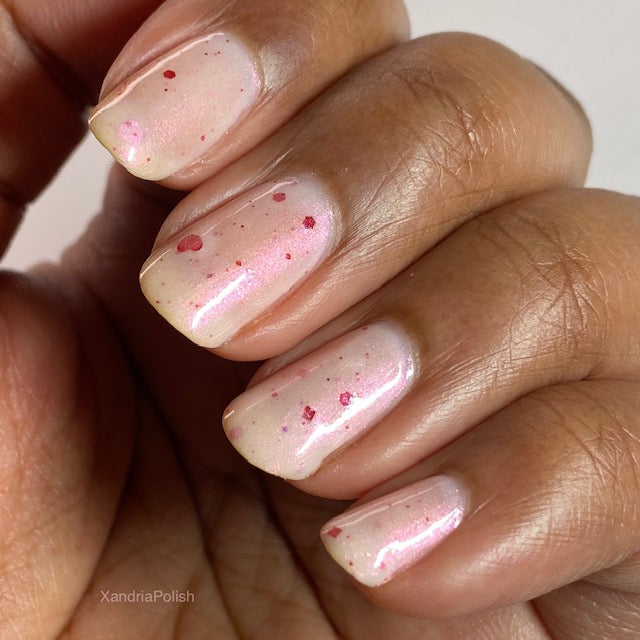 Strawberry Clouds.252 White Nail Polish