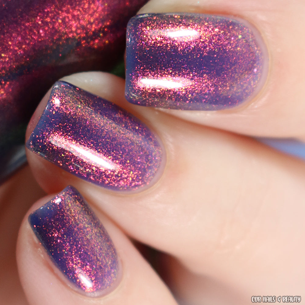 It Was Agatha All Along Purple Nail Polish