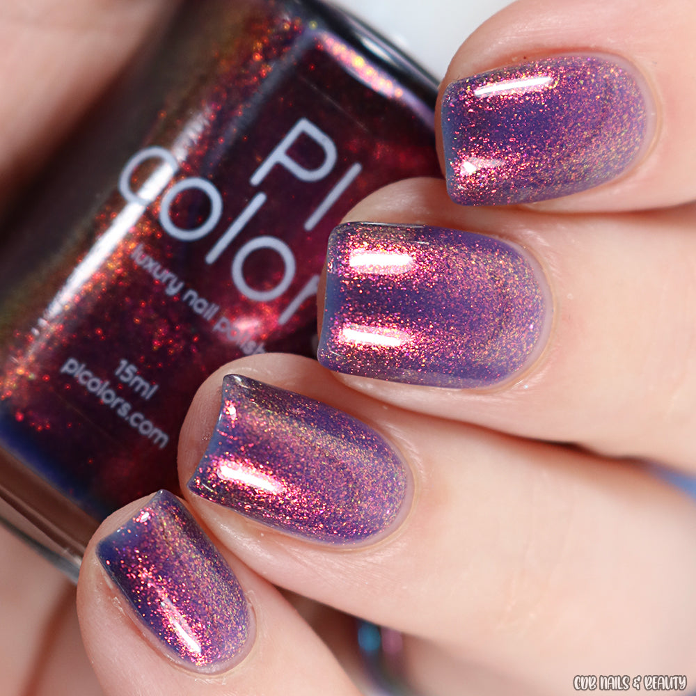 It Was Agatha All Along Purple Nail Polish