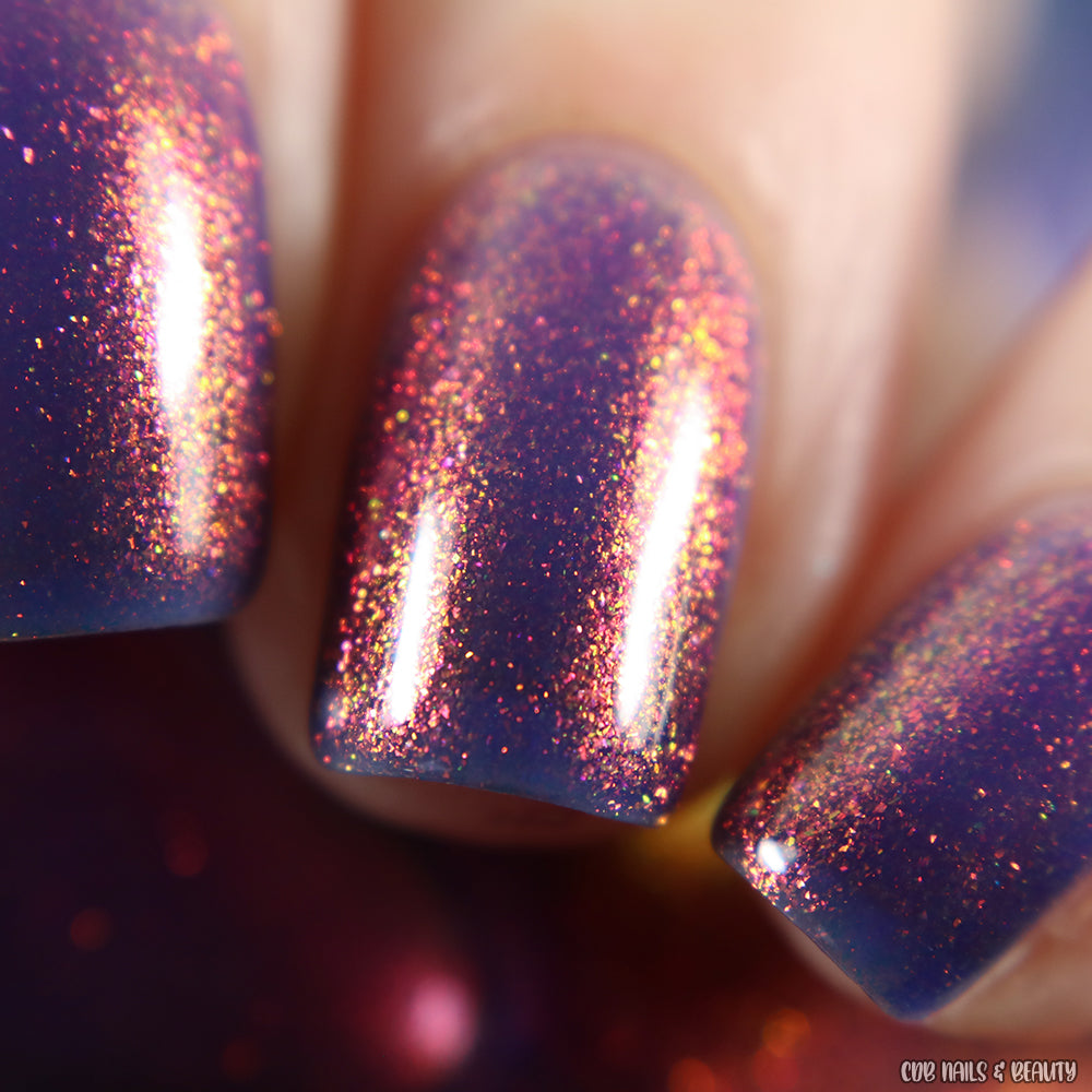 It Was Agatha All Along Purple Nail Polish