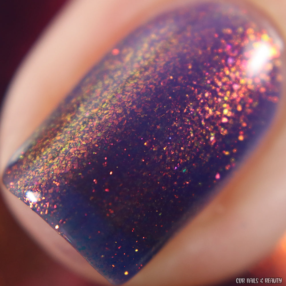It Was Agatha All Along Purple Nail Polish