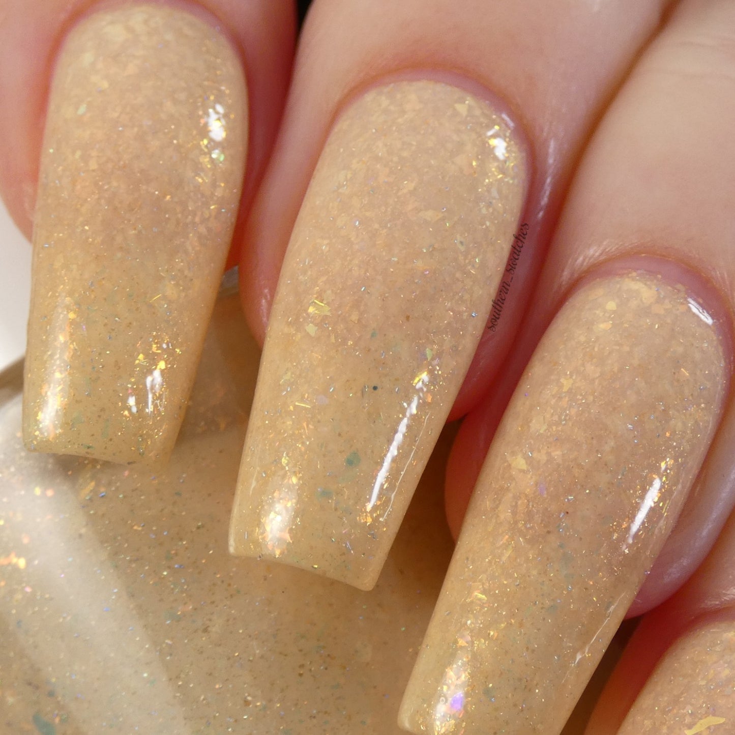 Honey Milk.060 Gold Nail Polish Topper