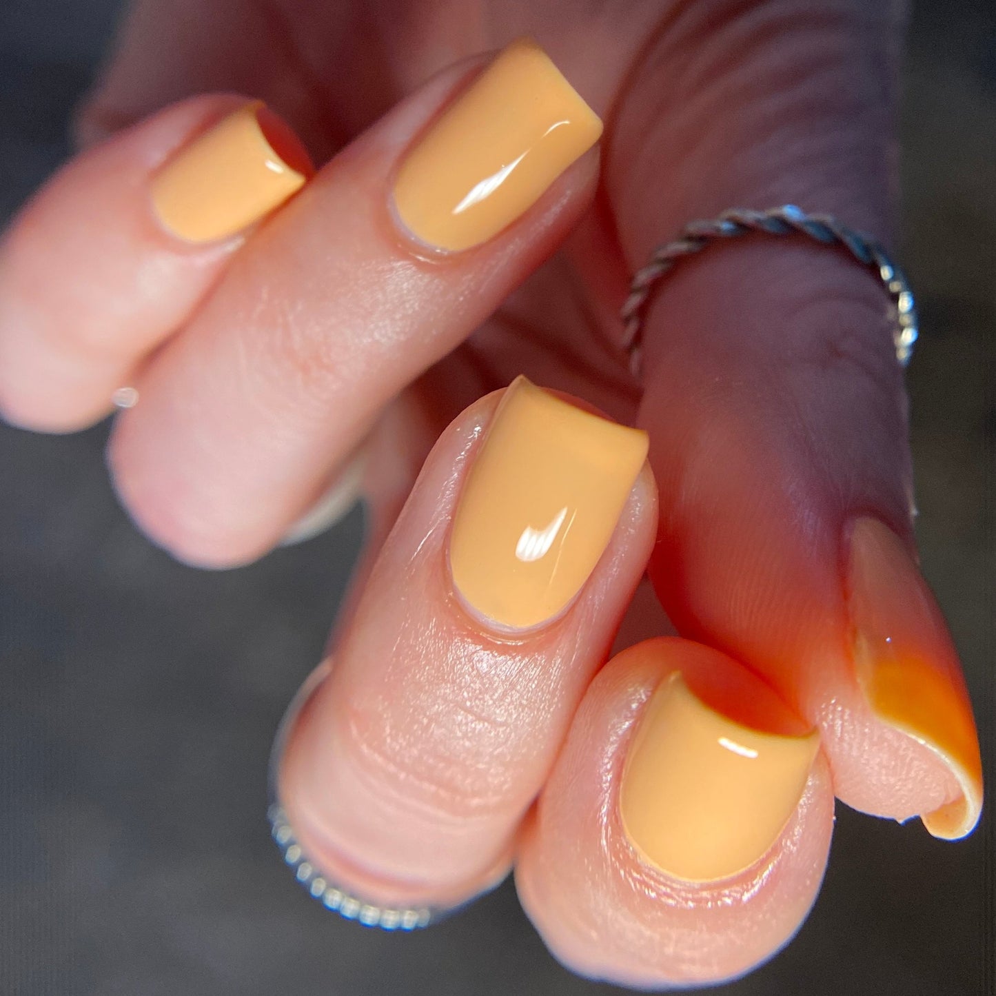 Melon.400 Orange Nail Polish