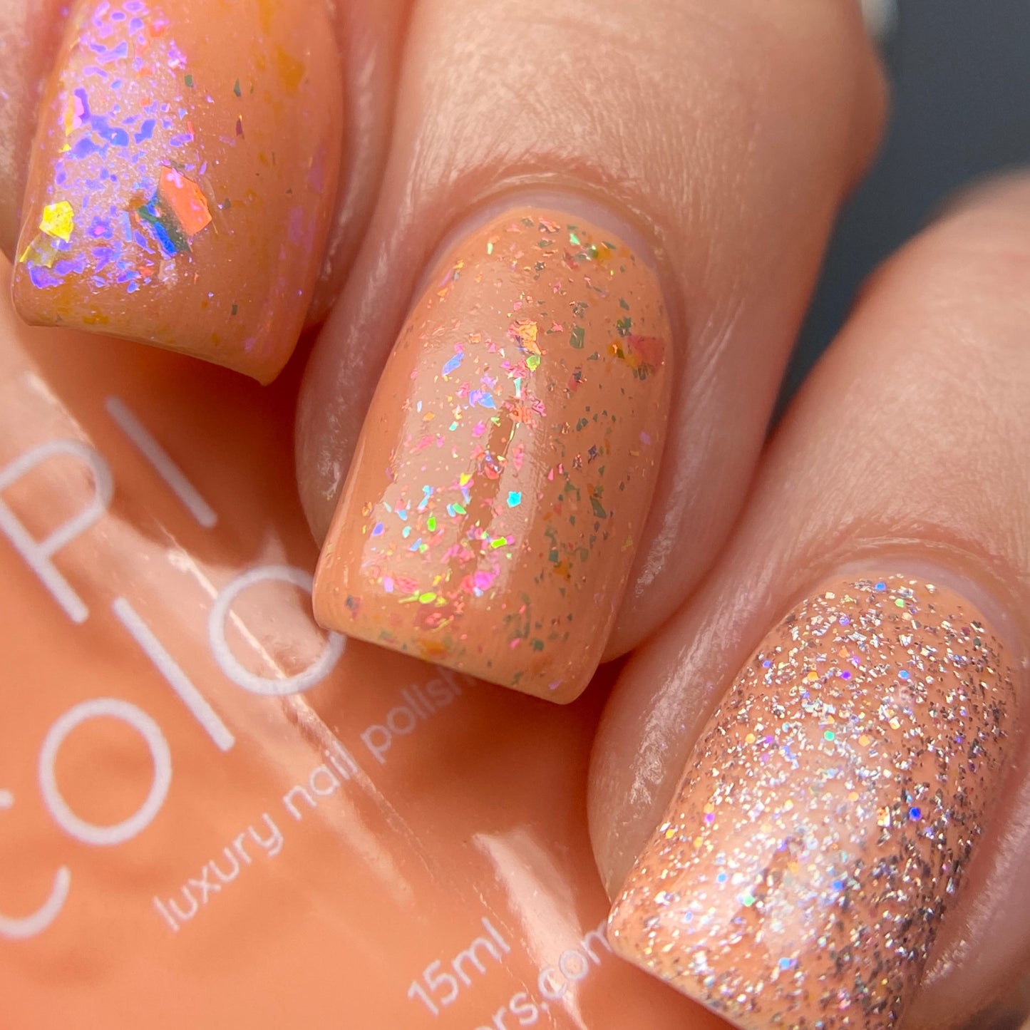 Melon.400 Orange Nail Polish