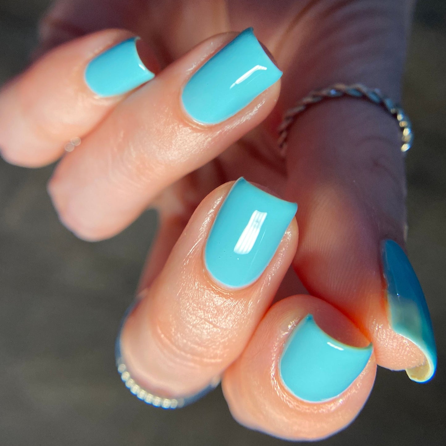 Lagoon.400 Teal Nail Polish