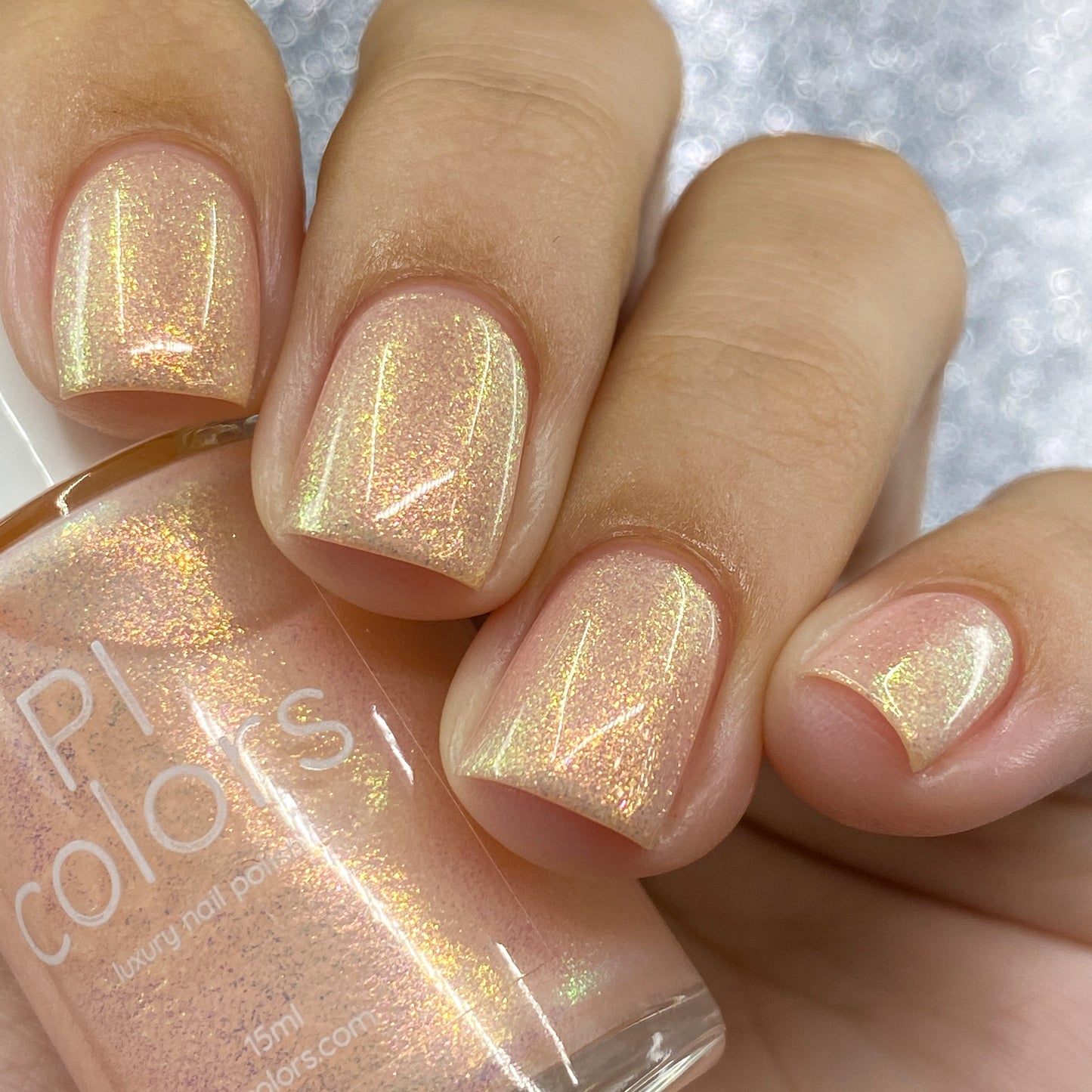 Peachy Lemon.325 Peach Nail Polish
