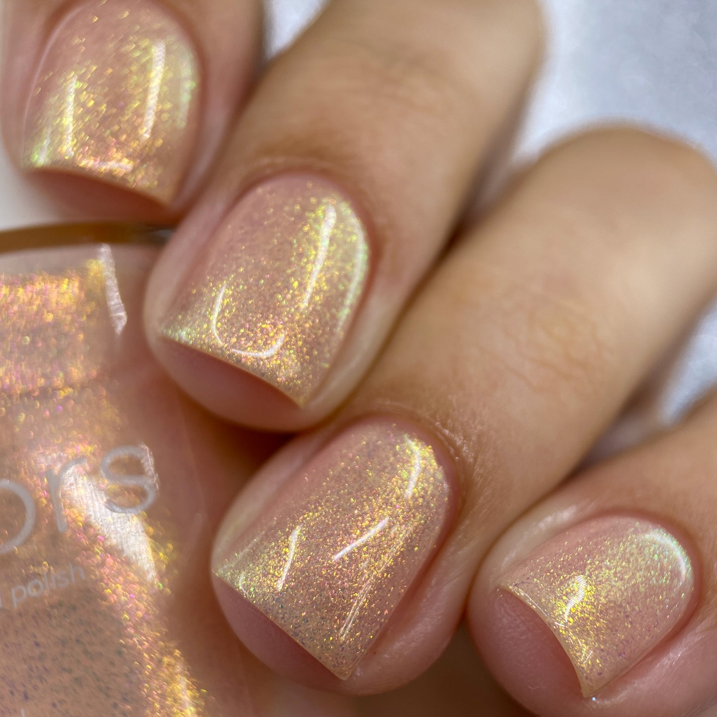 Peachy Lemon.325 Peach Nail Polish