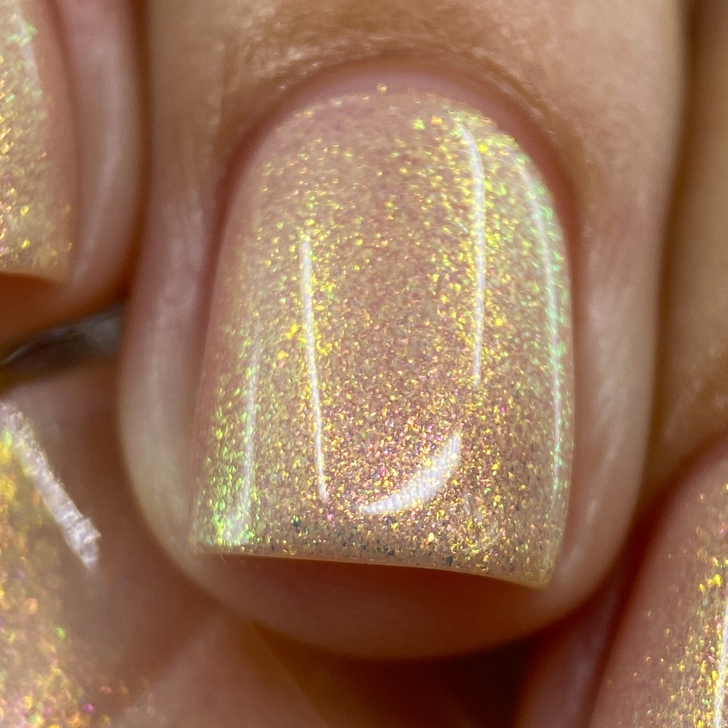 Peachy Lemon.325 Peach Nail Polish