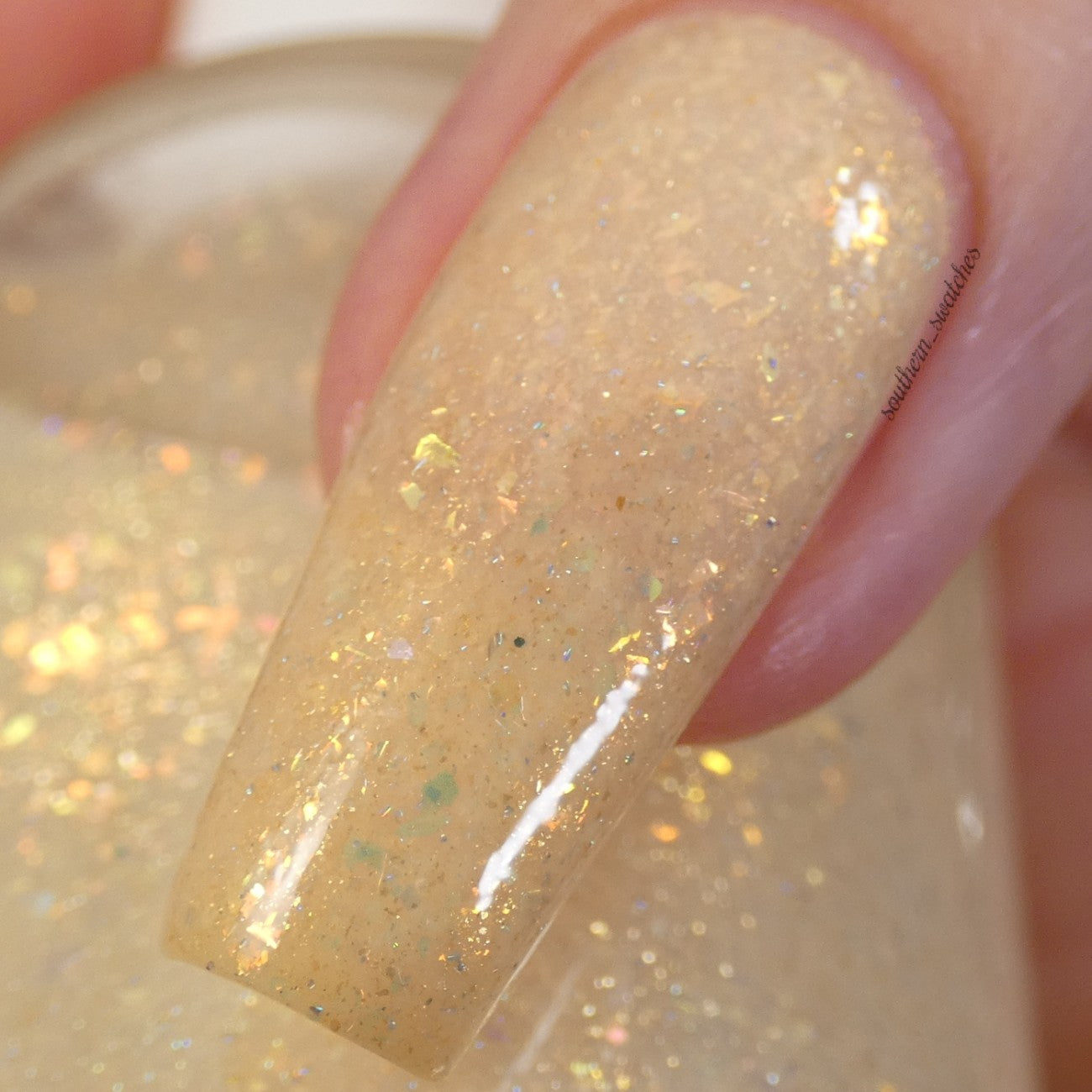 Honey Milk.060 Gold Nail Polish Topper