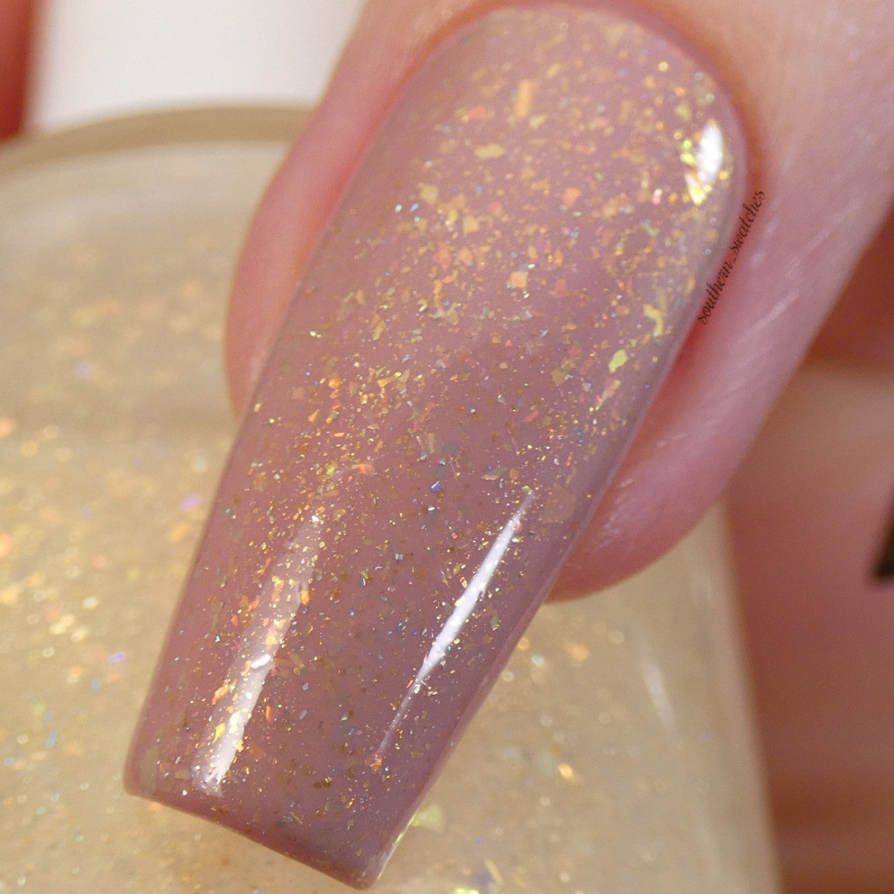 Honey Milk.060 Gold Nail Polish Topper