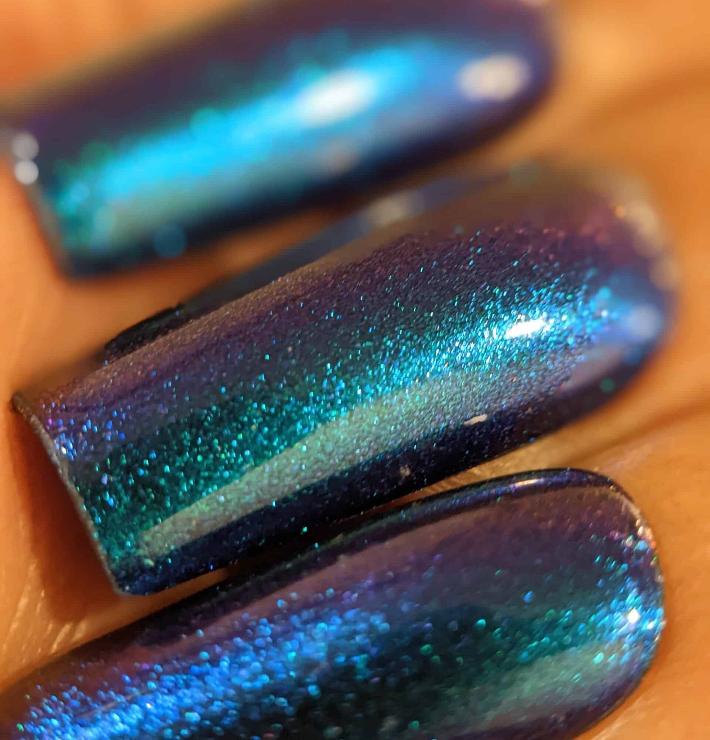 Blue Glow.282 Blue Nail Polish