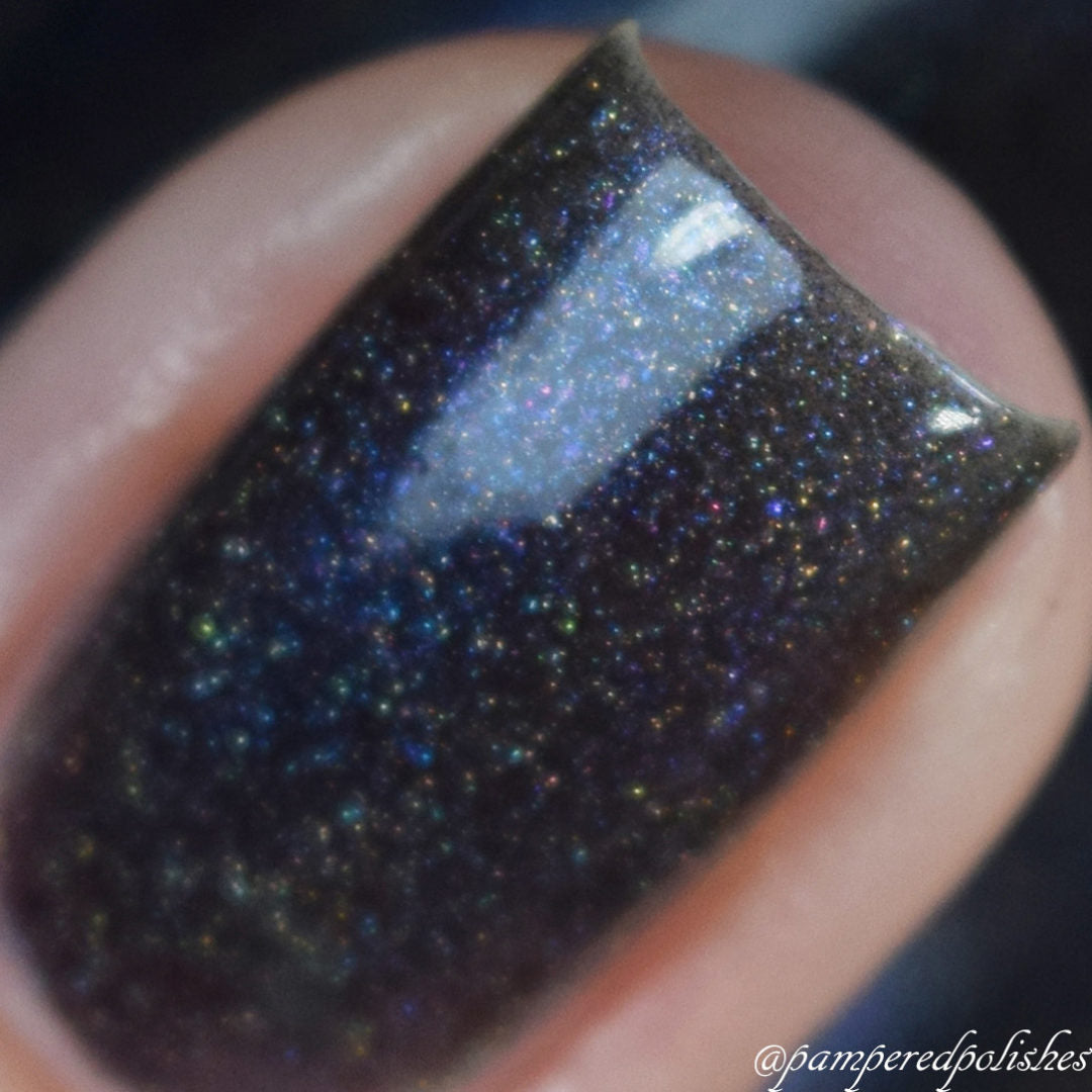 Cosmic Wind.078 Black Nail Polish