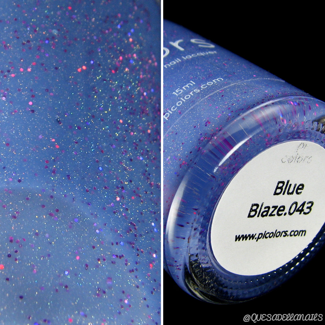 Blue Blaze.043 Blue Nail Polish