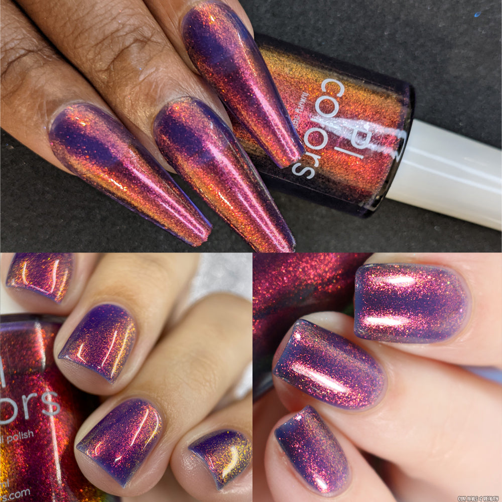 It Was Agatha All Along Purple Nail Polish