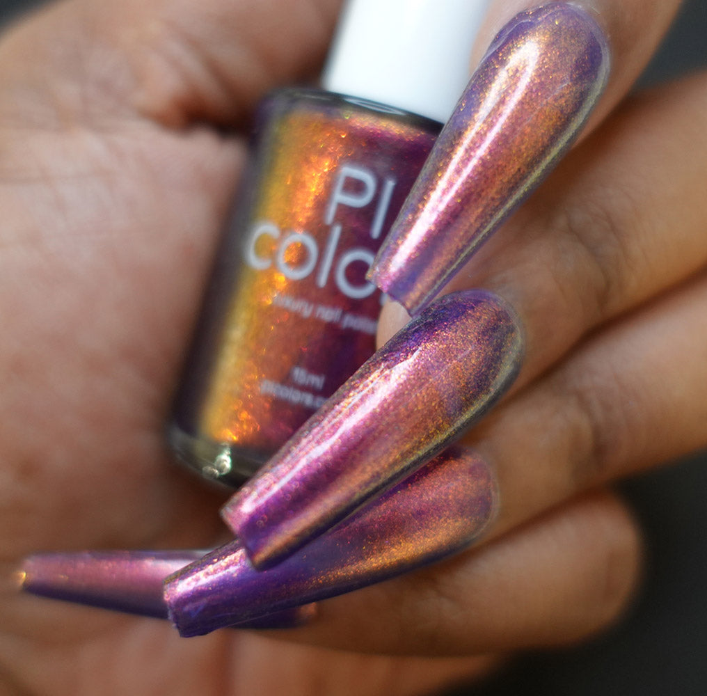 It Was Agatha All Along Purple Nail Polish