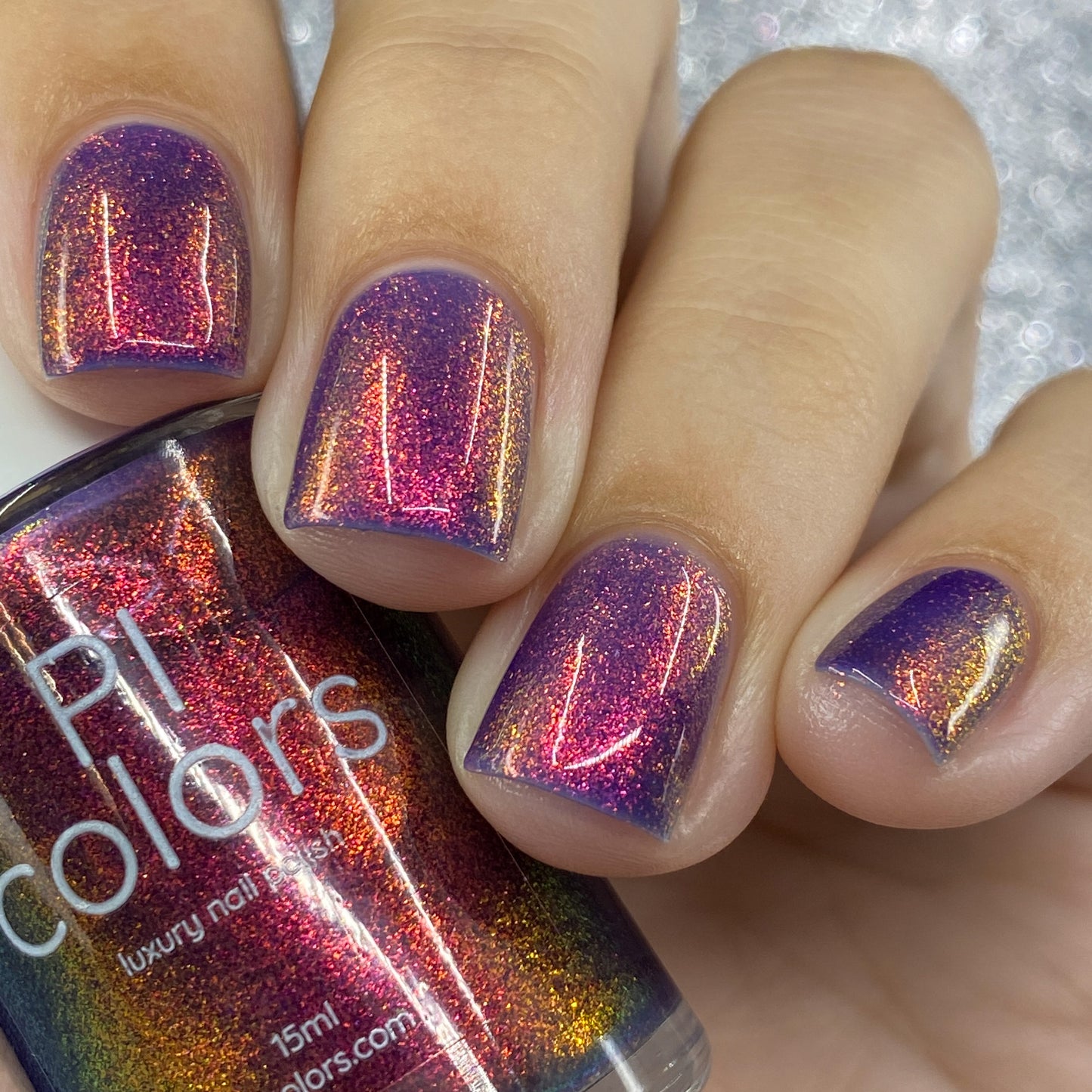 It Was Agatha All Along Purple Nail Polish