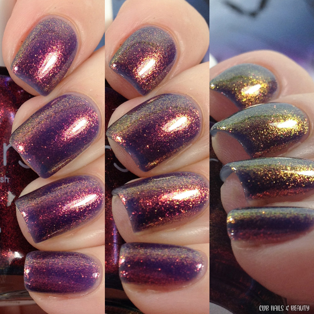 It Was Agatha All Along Purple Nail Polish