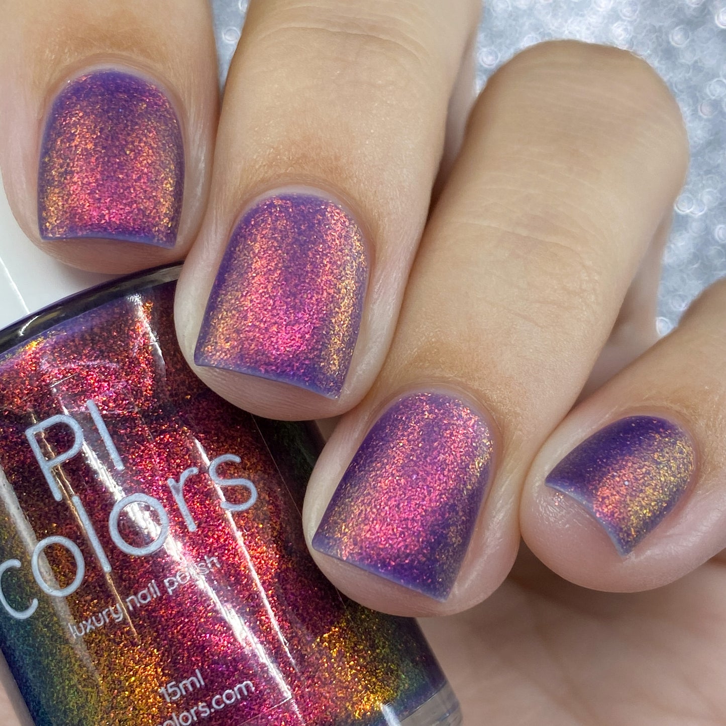 It Was Agatha All Along Purple Nail Polish