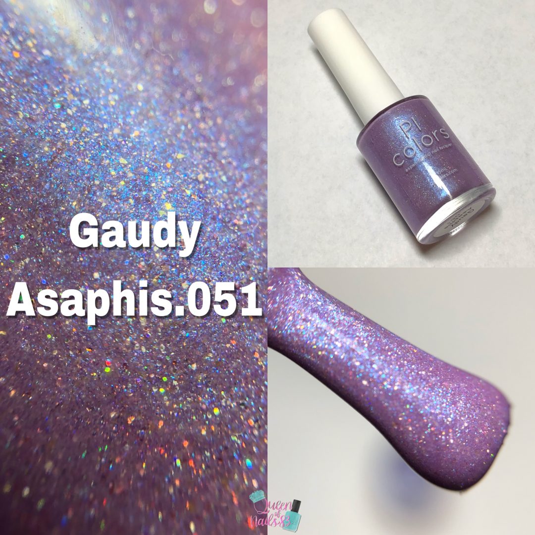 Gaudy Asaphis.051 Purple Nail Polish