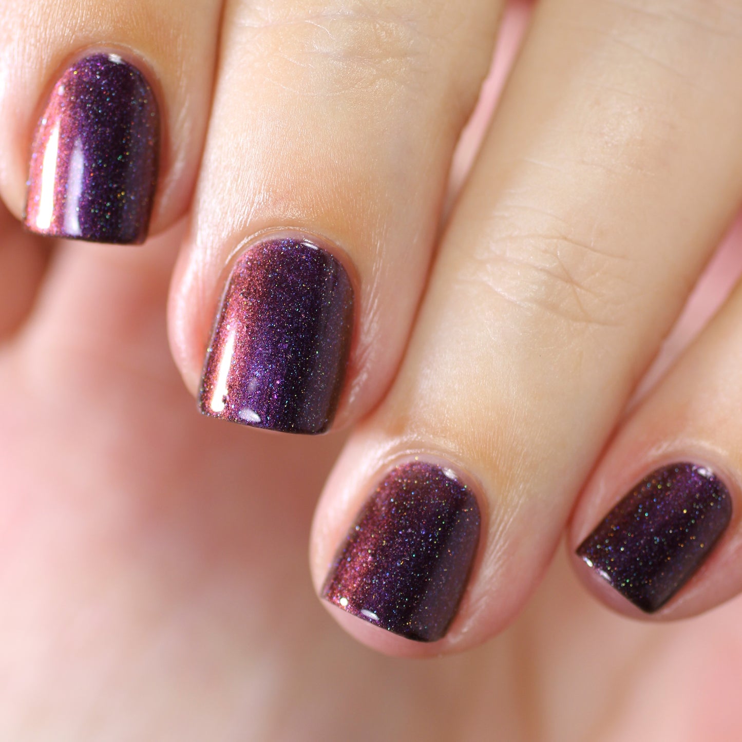 Antares.029 Orange Purple Nail Polish