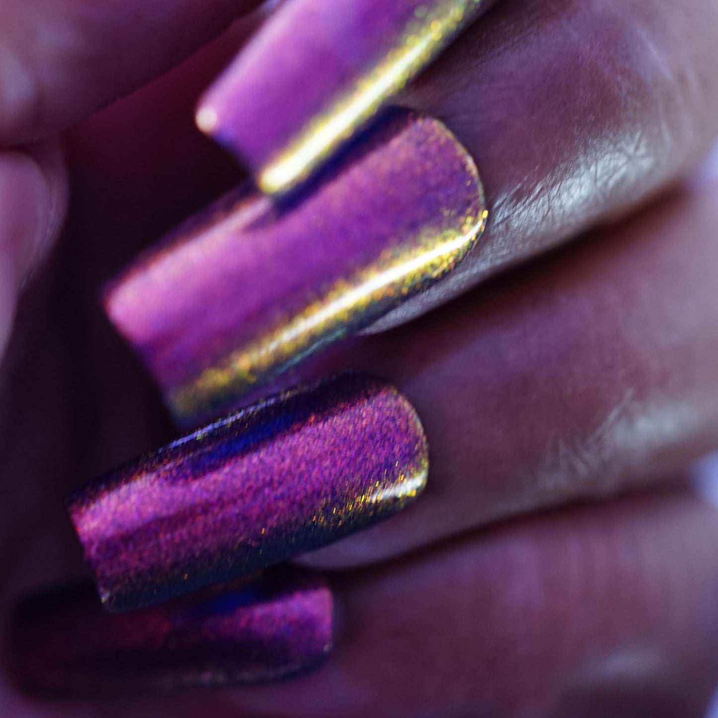It Was Agatha All Along Purple Nail Polish