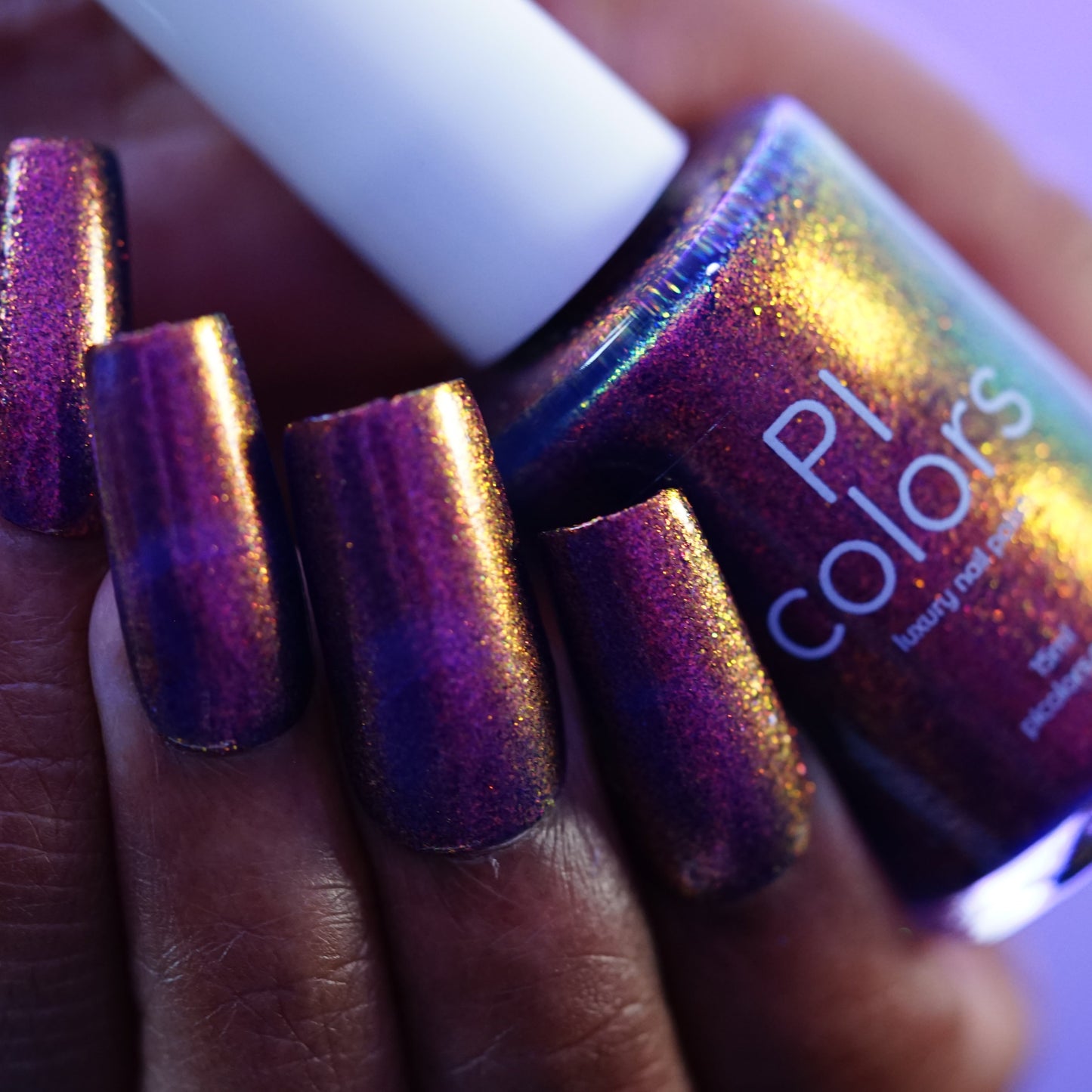 It Was Agatha All Along Purple Nail Polish