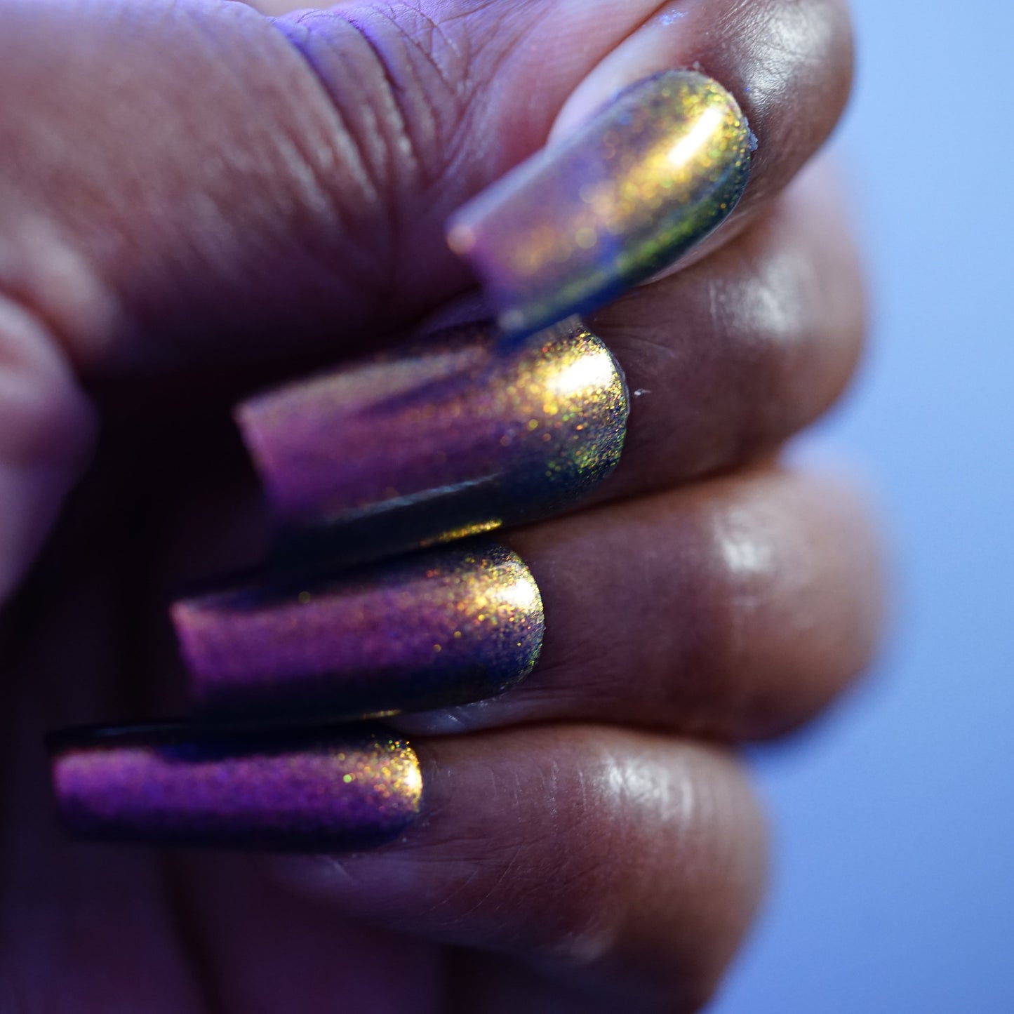 It Was Agatha All Along Purple Nail Polish