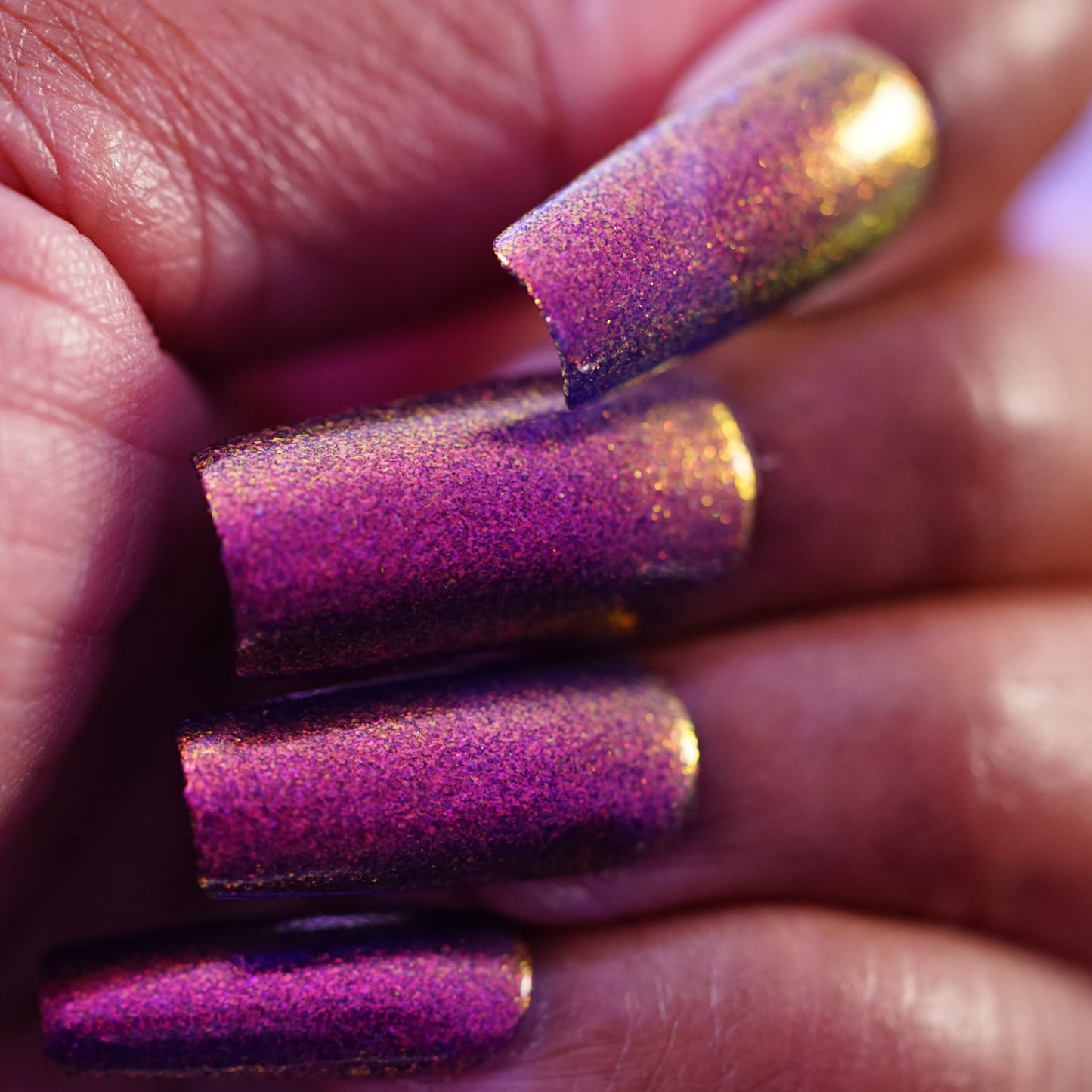 It Was Agatha All Along Purple Nail Polish