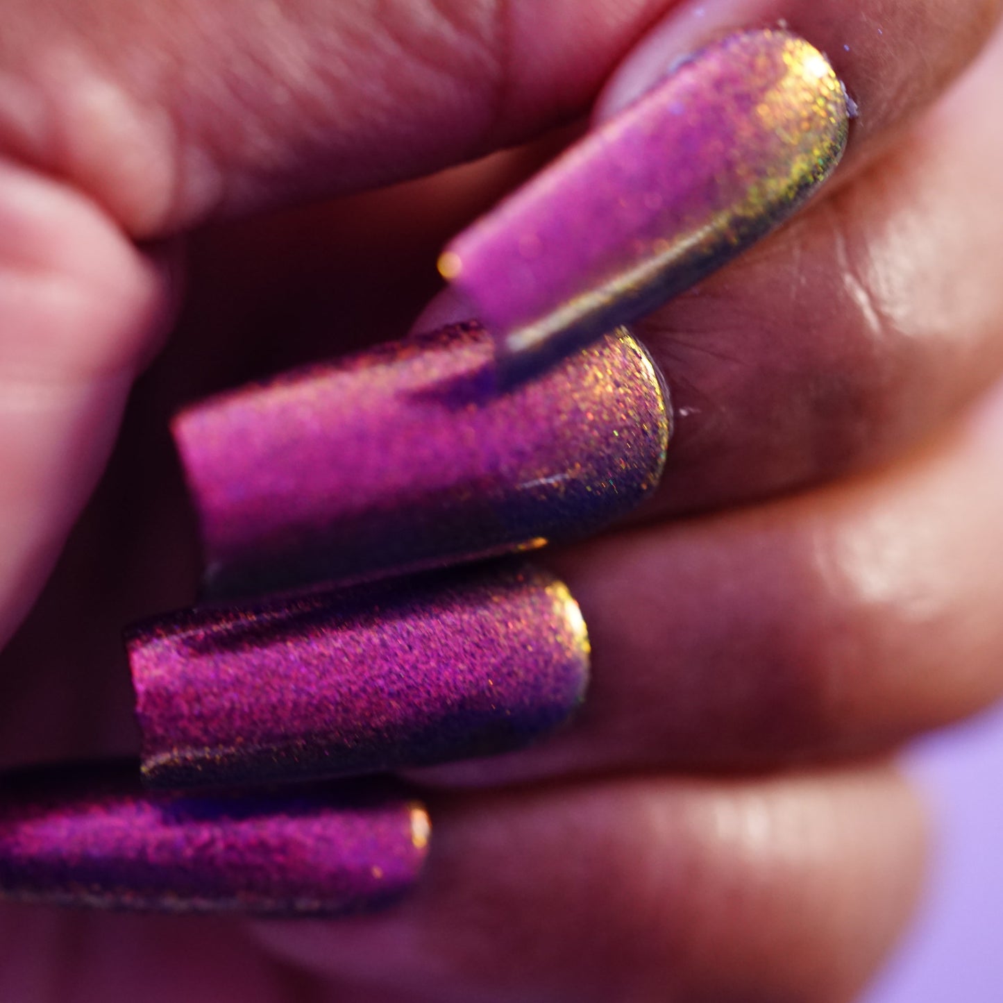 It Was Agatha All Along Purple Nail Polish