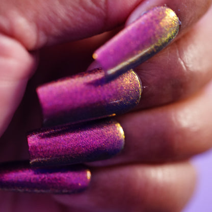 It Was Agatha All Along Purple Nail Polish