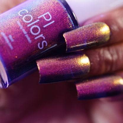 It Was Agatha All Along Purple Nail Polish