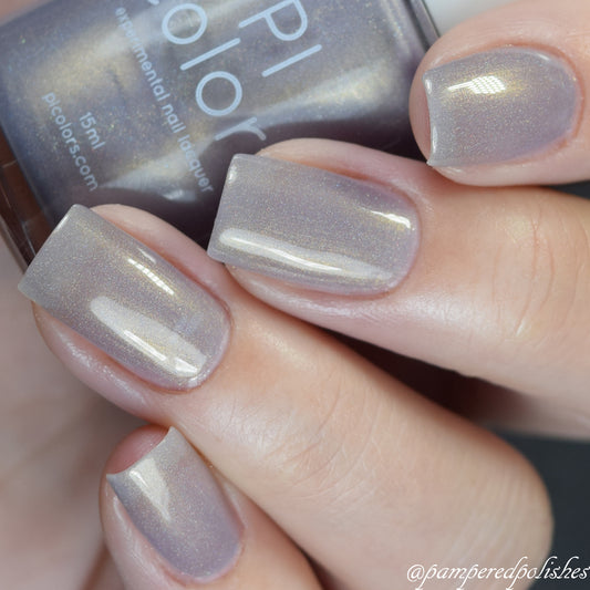 Smokey Plum Gold.112 Pale Purple Nail Polish