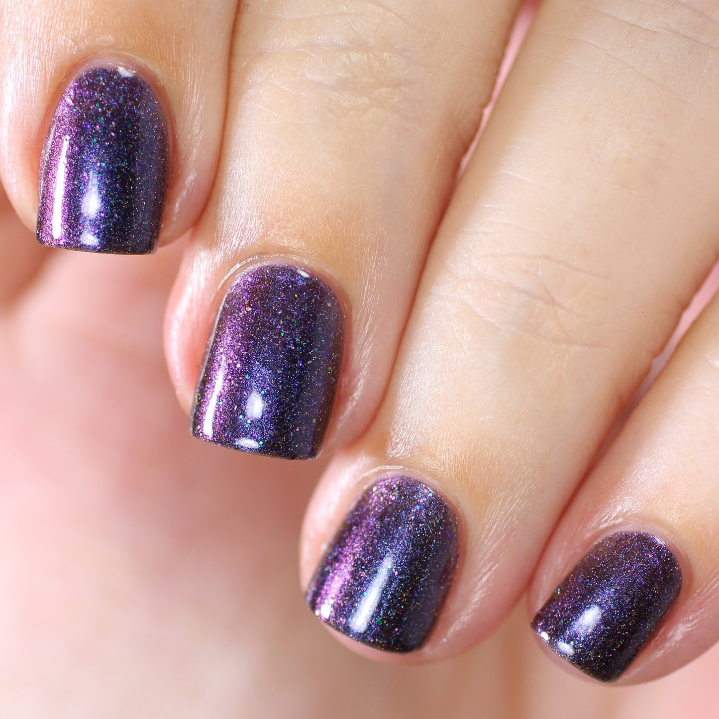 Deneb.008 Purple Black Nail Polish