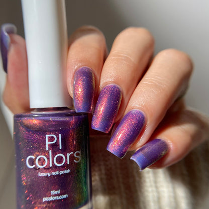 It Was Agatha All Along Purple Nail Polish