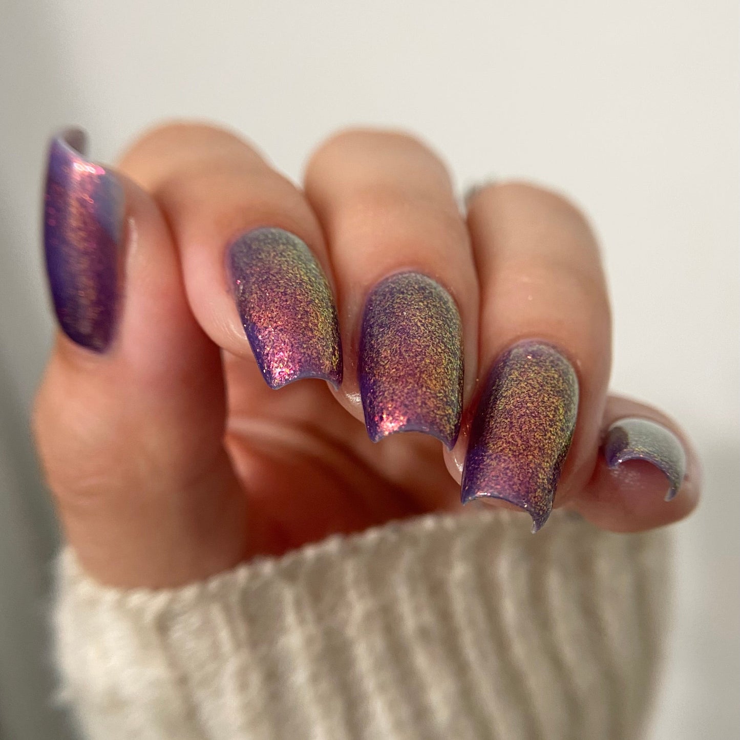 It Was Agatha All Along Purple Nail Polish