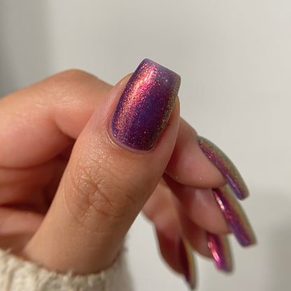 It Was Agatha All Along Purple Nail Polish