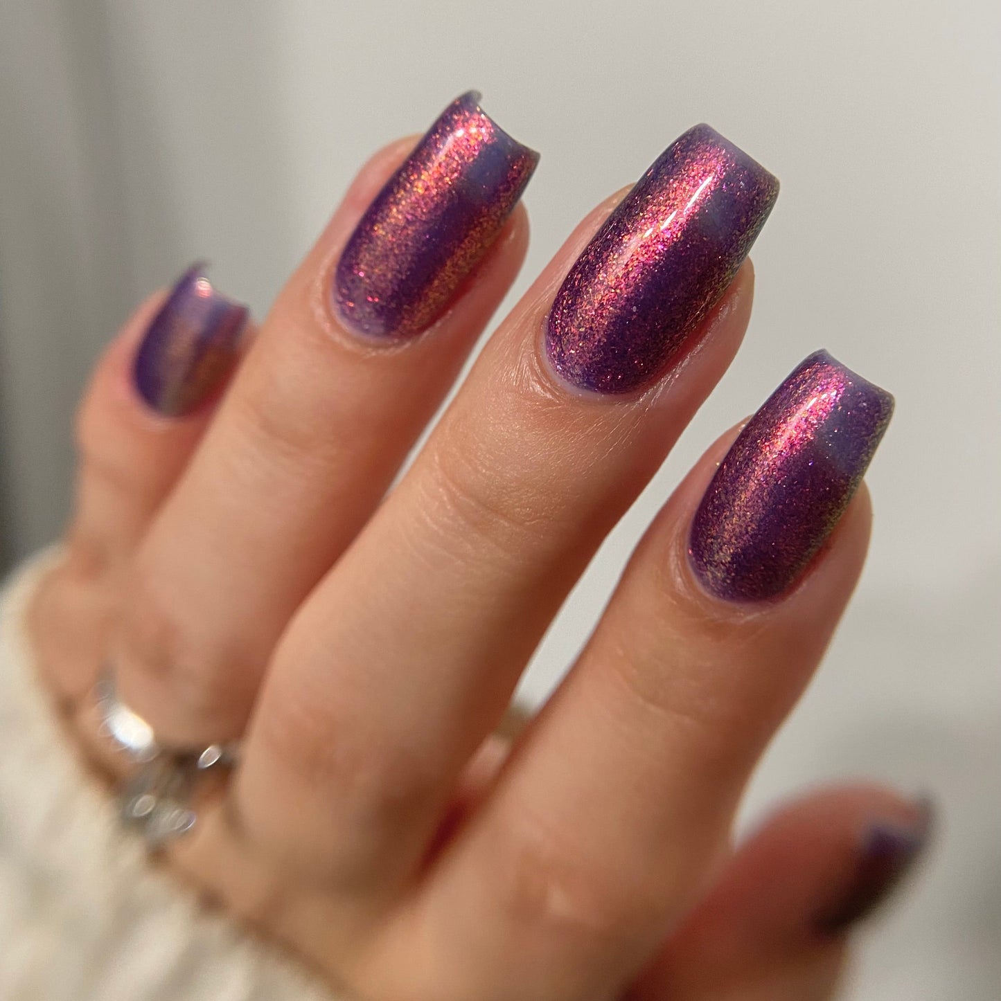 It Was Agatha All Along Purple Nail Polish