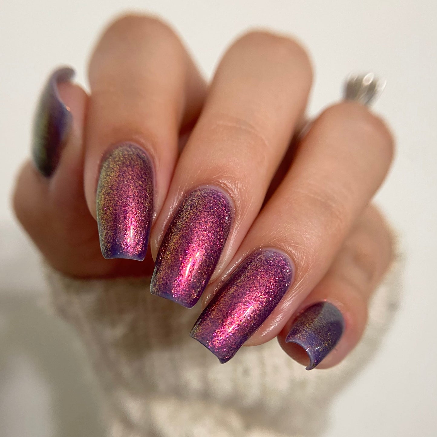 It Was Agatha All Along Purple Nail Polish