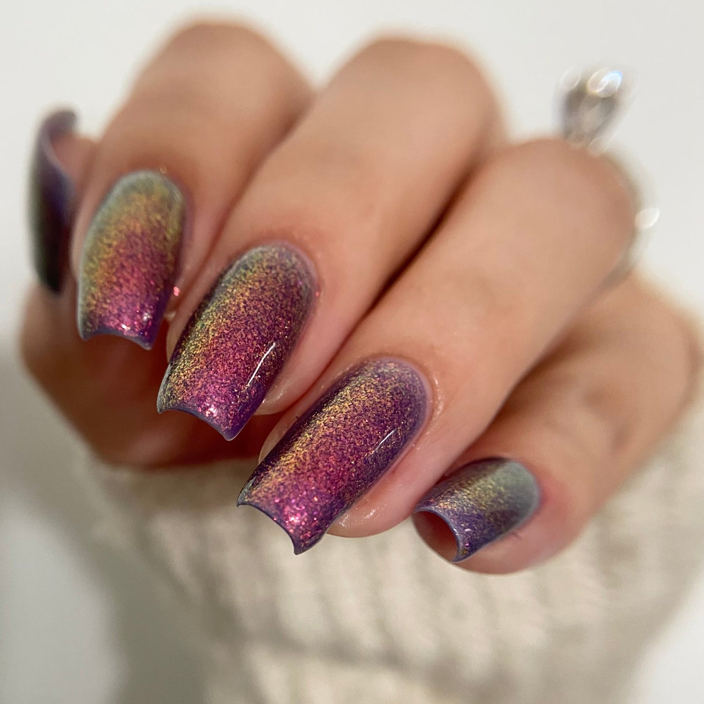 It Was Agatha All Along Purple Nail Polish