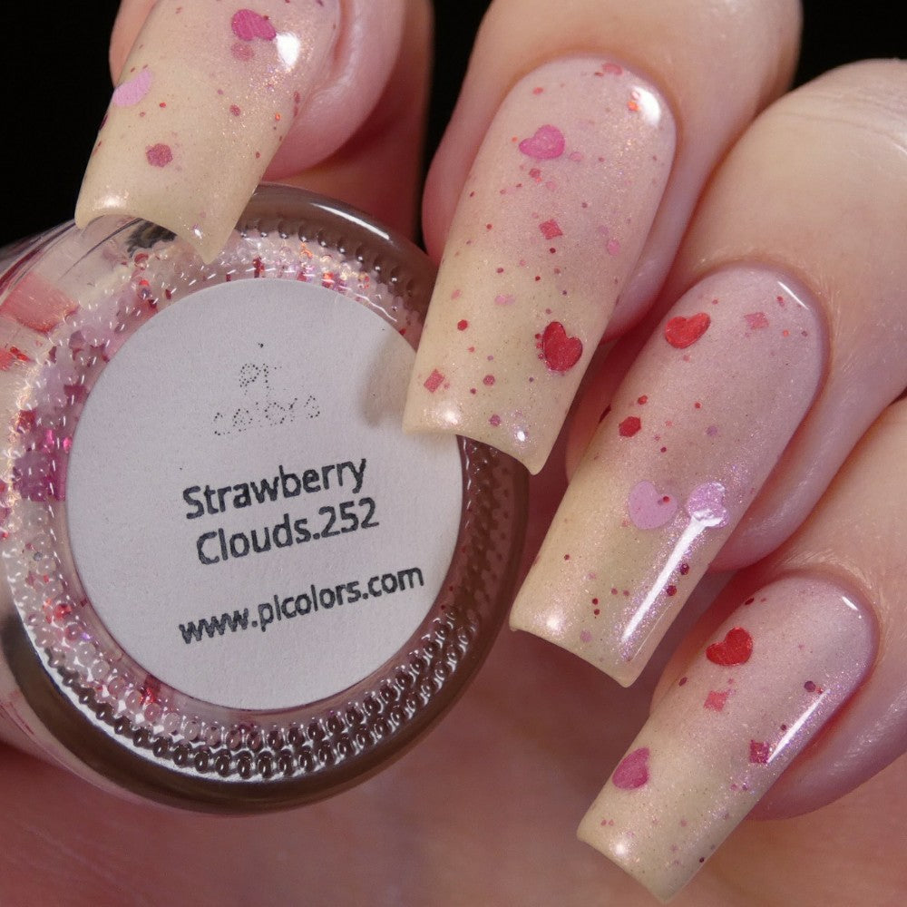 Strawberry Clouds.252 White Nail Polish