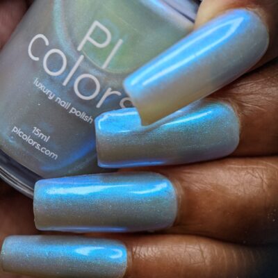 Cloud Rainbow.303 Blue Nail Polish