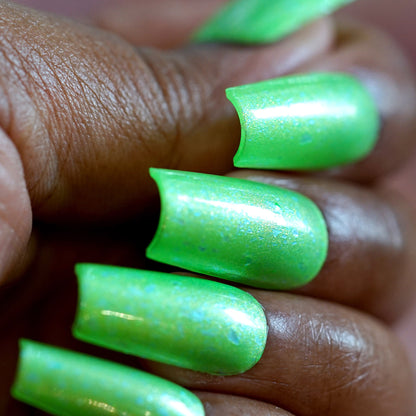 Acid Green Vapors.205 Green Nail Polish