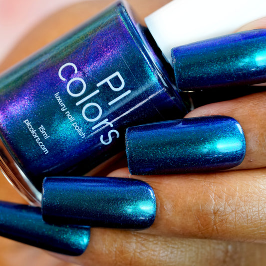 Blue Glow.282 Blue Nail Polish