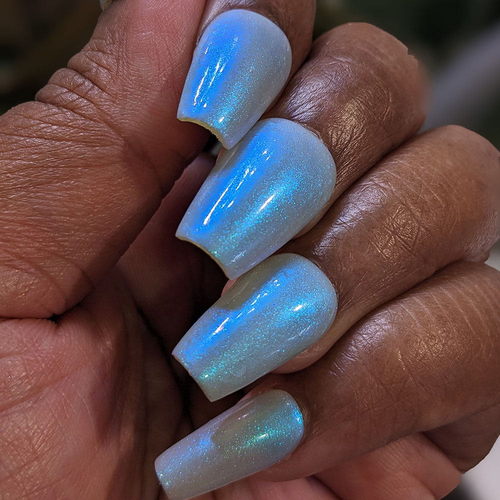 Cloud Rainbow.303 Blue Nail Polish