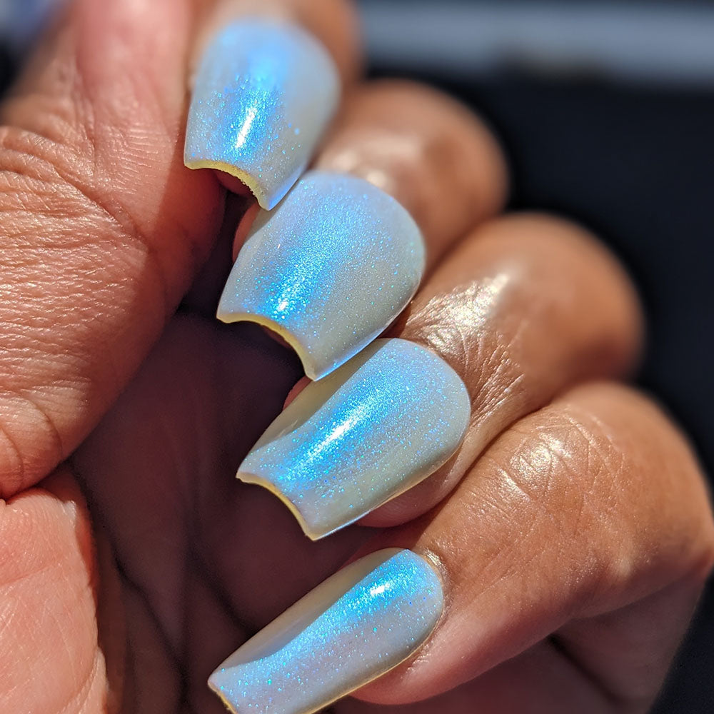 Cloud Rainbow.303 Blue Nail Polish